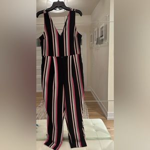 Fun Striped Jumpsuit with pockets from Express!